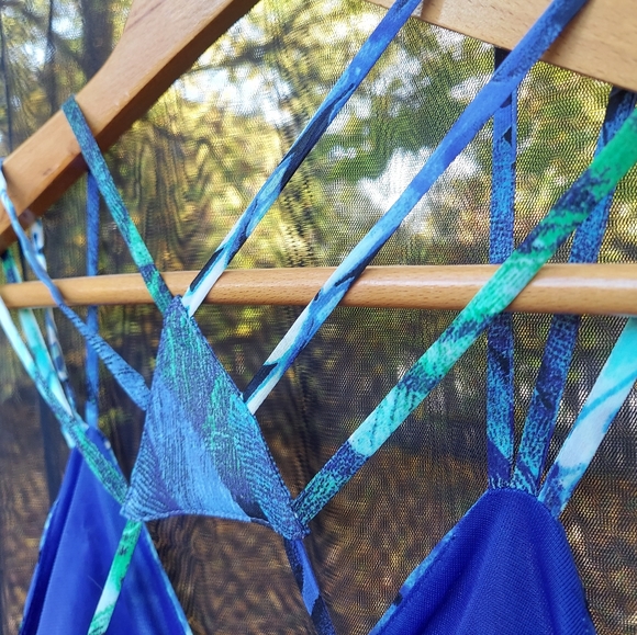 Akira Black Label Multi-colored Animal, Floral Print Long Maxi Dress - Picture 10 of 10